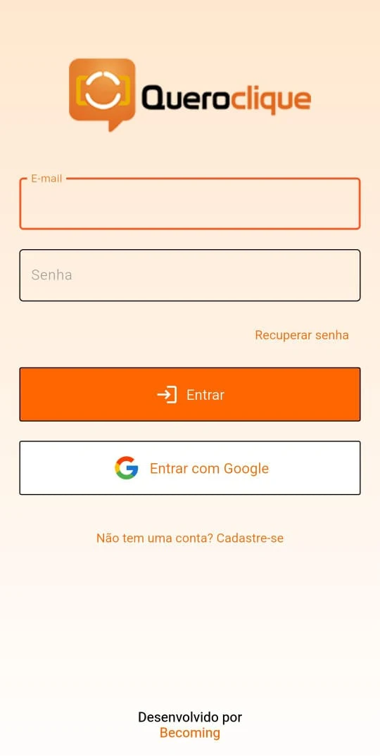 Print do app Queroclique